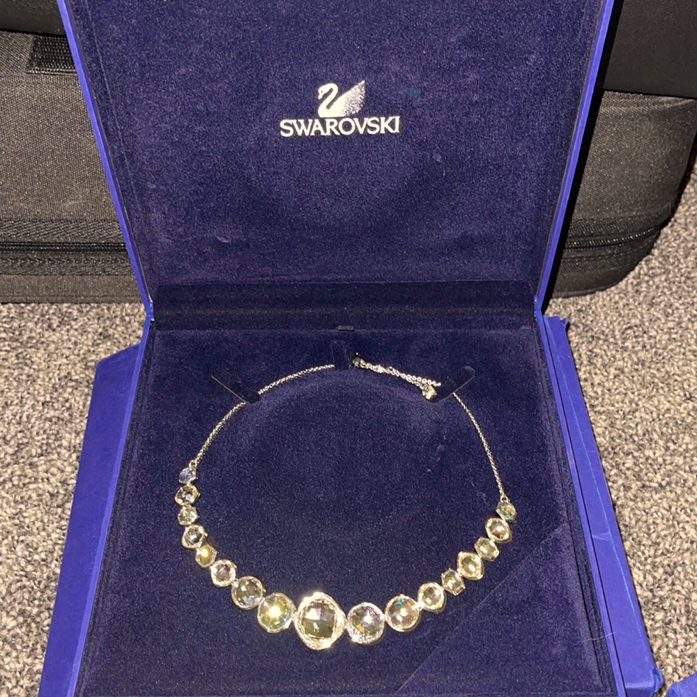 Swarovski Mineral Necklace Collar 1054839 In Box